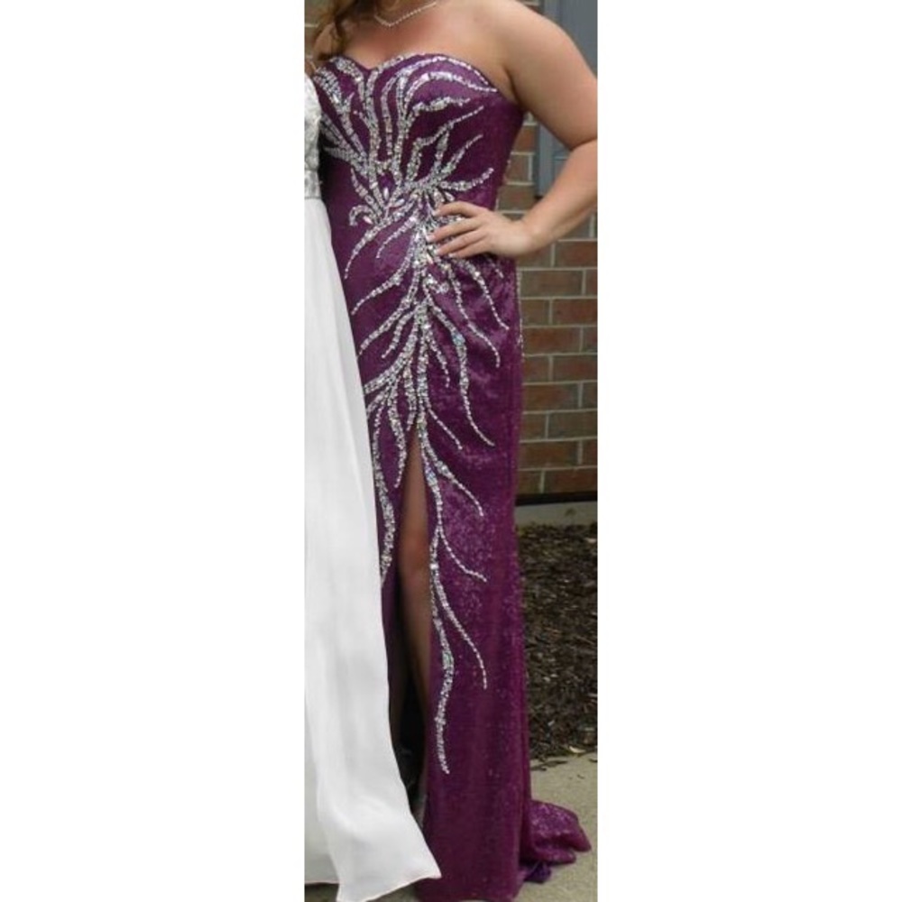 SEQUIN PROM DRESS